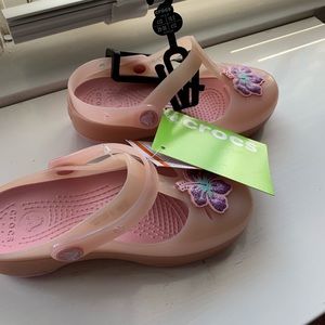 New with tags Isabella girls CROCS